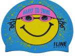 Funny Cartoon Silicone Swimming Caps Fish Design Lightweight For Kids