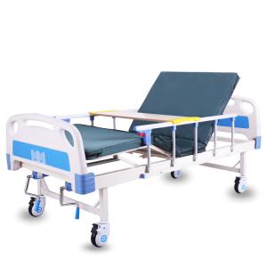 Wholesale Double Crank Adjustable Hospital Bed Multifunctional Hospital Manual Nursing Beds from china suppliers