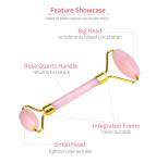 80g 20mm Lightening Beauty Roller Gua Sha Jade Stone Face Roller