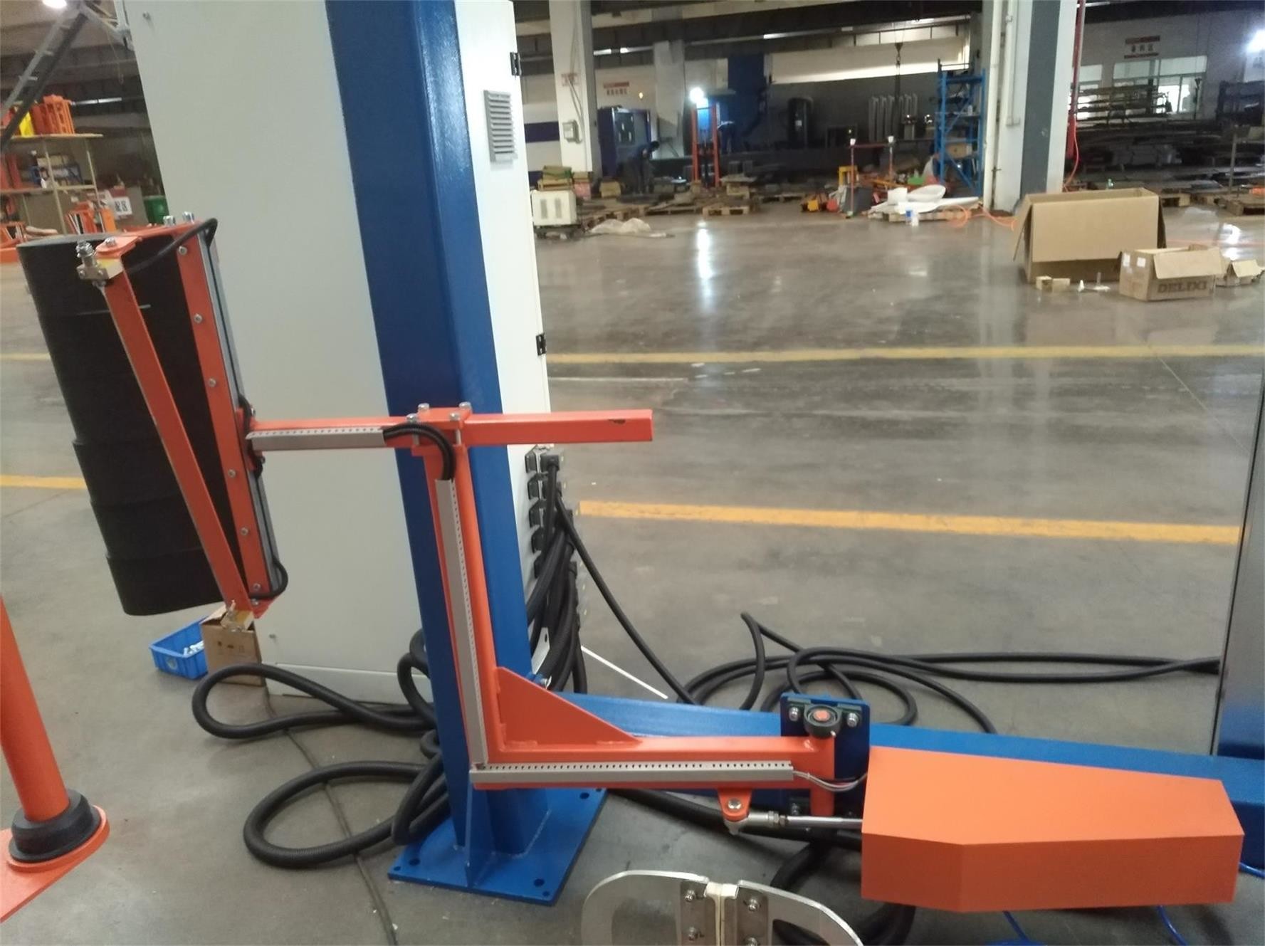 Automatic Rotary Arm Stretch Wrapper MP402D With Top Sheet Dispenser