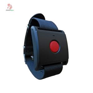 Wholesale YK200-1D Sos Button Watch Wireless Transmitter Wireless Pager Watch Wrist-Watch Wireless Call Button from china suppliers