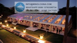 Wholesale 650g/M2 Curved Roof Outdoor Marquee Tent Anti Rust Surface from china suppliers