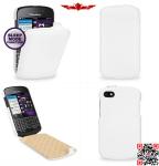 100% Authentic Genuine Flip Leather Cover Case For Blackberry Q10 Multi Color