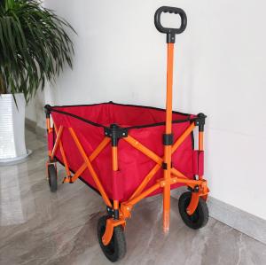 Wholesale 7inch Wheel Collapsible Shopping Cart Four Way Folding Outdoor Camping Cart from china suppliers