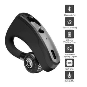 Wholesale V9 Sport EarphoneTrue Wireless Single Business Earbud Voice Control Call Driver Headset,Rotate from china suppliers