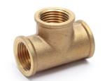 1/4 Inch 1/2" 3/4 Brass Pipe Fittings Female Hexagon Head Forged 3 Way Equal