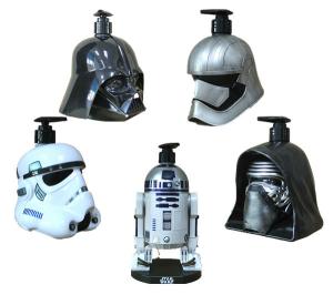 Wholesale Metal Color Star War Movie Solders Plastic Cartoon Shampoo Bottle Use For Home Storage Liquid from china suppliers