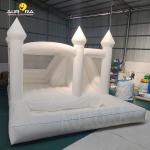 Commercial Adults Kids Inflatable White Wedding Bouncy Castle Party White Bounce