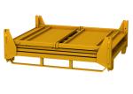 Q235 Steel Metal Pallet Cage Stackable Stillages MA Sheet For Turnover