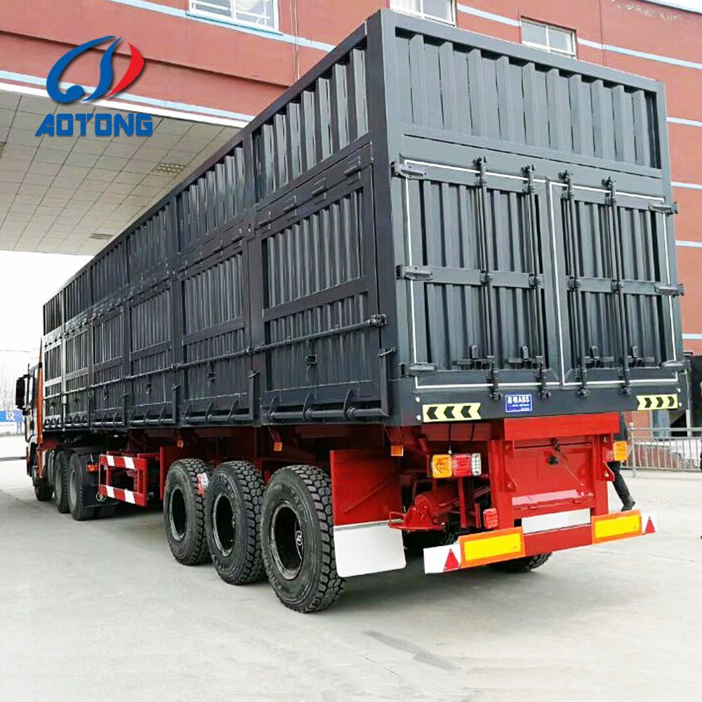 12000X2500X1500mm Tri-Axles Tipper/Side Dump Semi Trailer with HYVA Hydraulic Cylinder