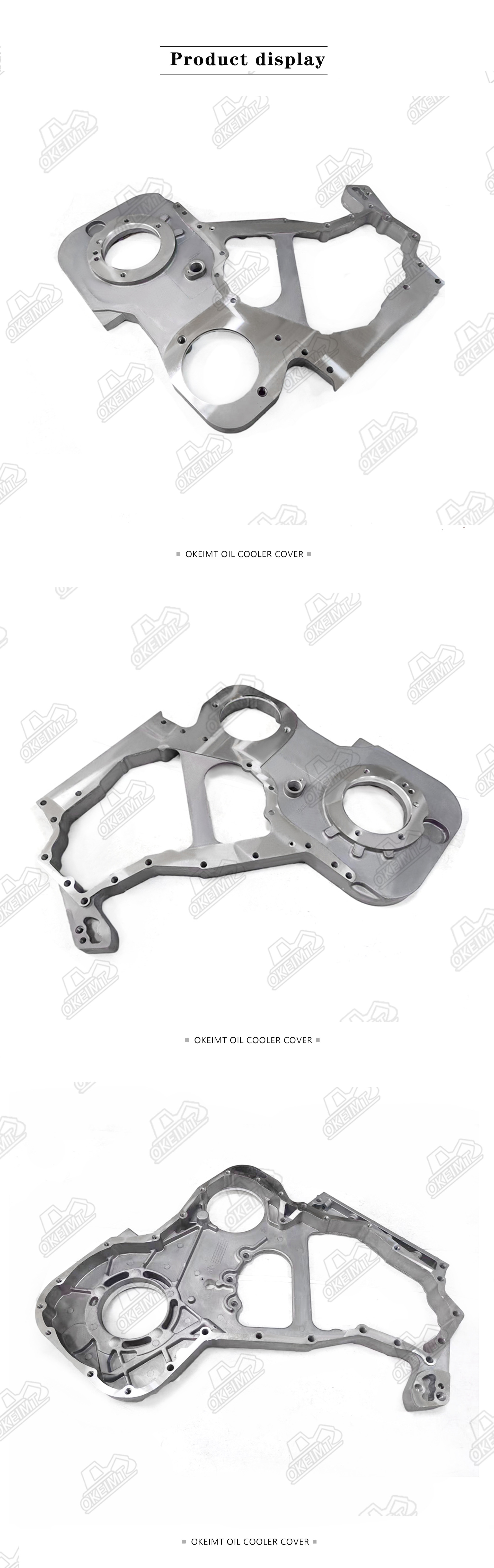Cummins ISLe Customized Gear Chamber 6D114 3950375 Timing Cover