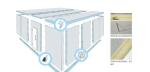 Walk In Cool Room White Colorbond Stainless Galvanized sheet Cold Room For Fish