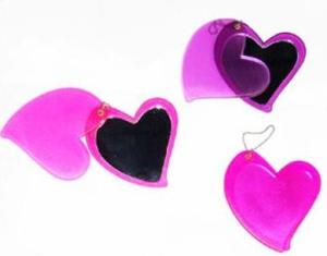 Wholesale heart shape one side pocket mirror from china suppliers