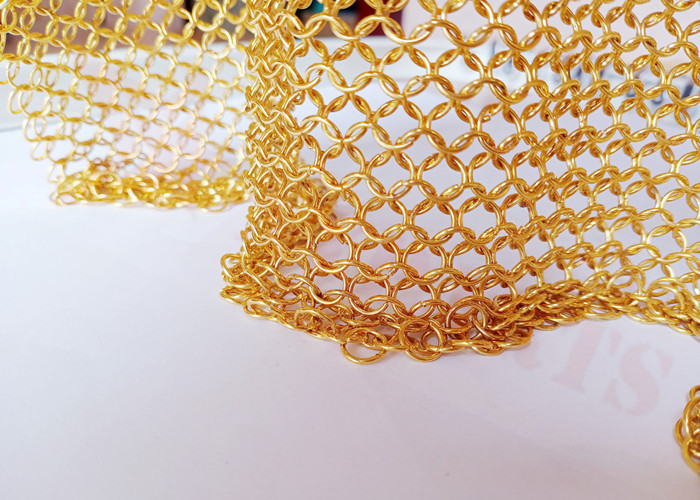 Stainless Steel Metal Ring Alpha Mesh For Safety System