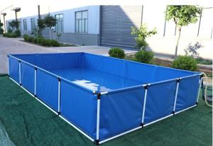 Wholesale Custom Made Foldable Tarpaulin Fish Tank For Specific Aquaculture from china suppliers