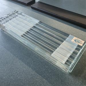 Wholesale Hot melt glass crystal tile crystal column creative design hotel shopping mall decoration translucent art glass from china suppliers