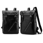 Custom Men Leather Backpack Bags Fashion Luxury Waterproof College School