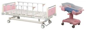 Wholesale Steel Frame Child Hospital Bed , Adjustable Folding Hospital Beds With Wheels from china suppliers