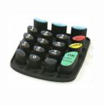 Arabic Numeric Matrix Silicone Rubber Keyboard 3x4 Style