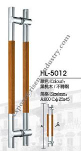Wholesale Stainless steel door handle HL5012, dia25 X45 X 800 from china suppliers