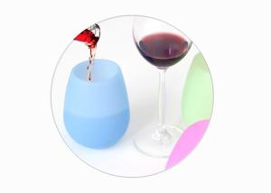 Wholesale Unbreakable Silicone Drinking Cups Color Customized For Travel FDA Approved from china suppliers