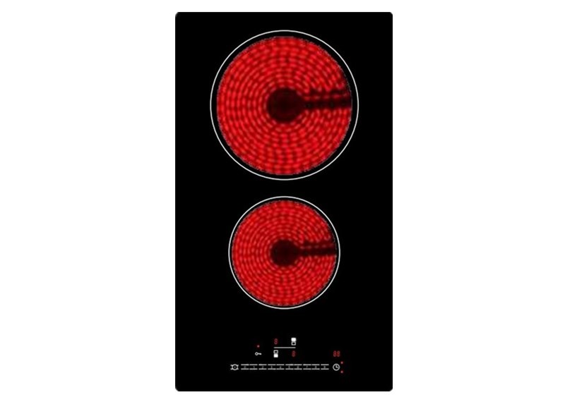 Domino Child Safety Lock 28Amp 2 Burner Ceramic Cooktop