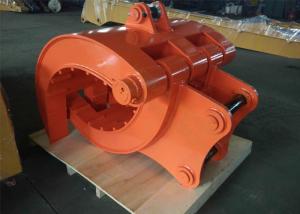 Wholesale Q345B NM400 Excavator Thumb Grab Hitachi Orange Color 990 mm Bucket Width from china suppliers