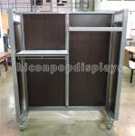 Freestanding Retail Clothing Racks Commercial Garment Shop Display Stand Movable