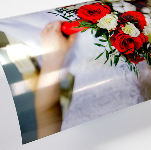 Premium 260gsm Inkjet Resin Coated Silver Metallic Photo Paper Roll