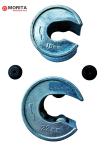 Rotary Copper Pipe Cutter Set 15+22mm 2 Pcs Spare Wheels Zinc Alloy Body Gcr15