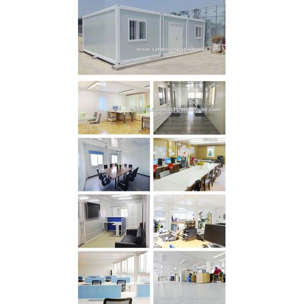 Heat Insulation Portable Construction Office Sandwich Panel House Fast Assemble