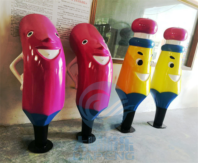 Aqua Park Spray Pencil Shape Fountains For Children Splash Zone