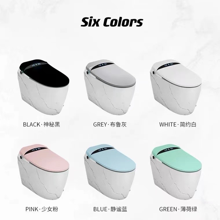 3L 6L Floor Mounted Smart Toilet Remote Control Siphonic Flushing