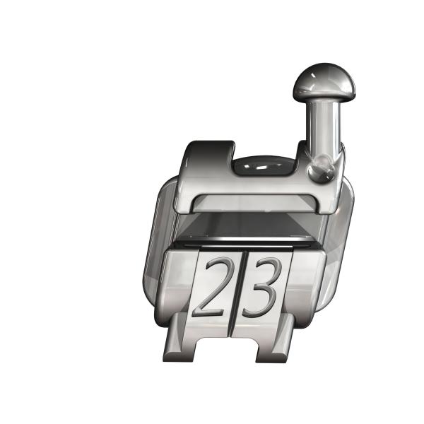 Manual Power Source 's Self Ligating Sandblasted MBT Brackets for Orthodontic Solution