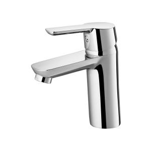 Wholesale Chromed Wash Basin Faucet Single Hole Monobloc Bath Tap Ultra Durable from china suppliers