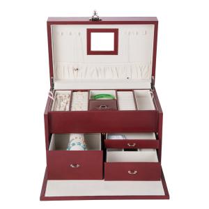 Wholesale Storage Earring Organizer Box , Lockable Luxury Jewellery Packaging Boxes from china suppliers