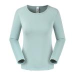 customizable Flatlock stitching Women'S Sports Hoodie Round Neck Sweat Shirts