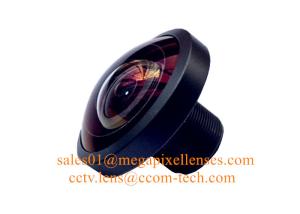Wholesale 1/3&quot; 2.7mm 8Megapixel M12x0.5 mount 220degree Fisheye Lens, 2.7mm fisheye lens 360VR lens from china suppliers
