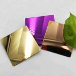 304 Color Inox Stainless Steel Mirror Finish Sheet For Decoration