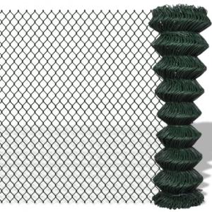 Wholesale Dark Green Residential Chain Link Fence 5ft For Home Garden / Courtyard / Villa from china suppliers