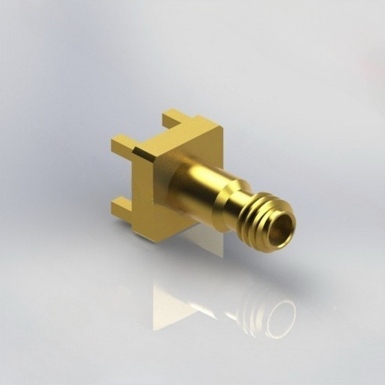 009" Pin RF Straight Connector Mixed Solder PCB Female 1.0mm W1 110GHz