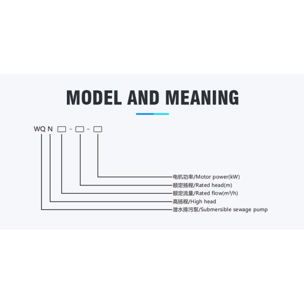 110kw WQN Multi Stage High Head Submersible Sump Pump High Pressure Water Supply And Drainage