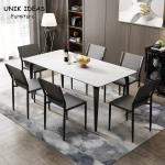 150kg Leather Metal Frame Dining Chairs 16 Inch Seat Height Carbon Steel Frame
