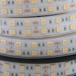 IP67 LED Flexible Strip Lights , LED Flexible Tube Lights Hollow Silicon Tube