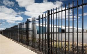 Wholesale High quality galvanized garrison steel picket fence for sale/manufacture price from china suppliers