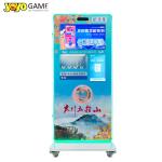 Smart medal vending machine selling tourism gold and silver coins theme park