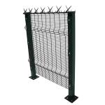 358 High Security Mesh Fencing Curves Anti Corrosion 12.7mm*76.2mm Mesh Fence