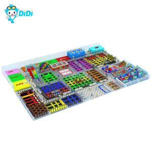 Wholesale OEM Children Adventure Park Indoor Playground Trampoline Park Eco Friendly from china suppliers