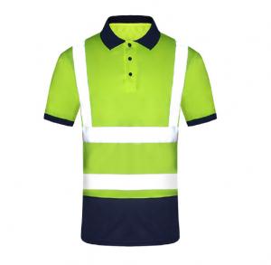 Wholesale Reflective PPE Safety Wear Road Work Manager Reflective POLO Shirt/T-Shirt Customizable Logo from china suppliers