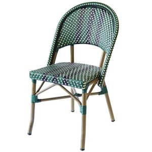 Wholesale Deep Green 150kg Weight Capacity French Bistro Dining Chairs from china suppliers